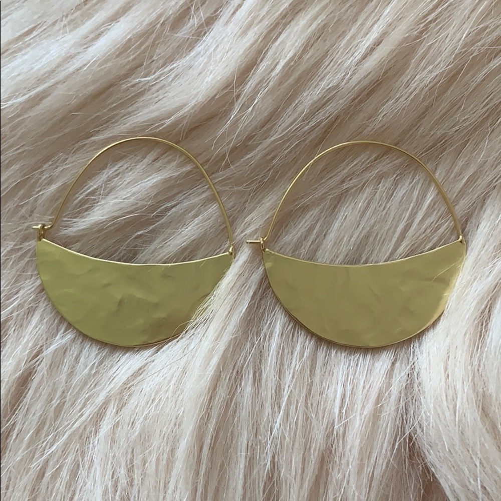 Gold earrings